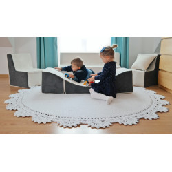 Conjunto de muebles para niños: sillón + sofá + sofá-cama Conjunto de muebles para niños: sillón + sofá + sofá-cama